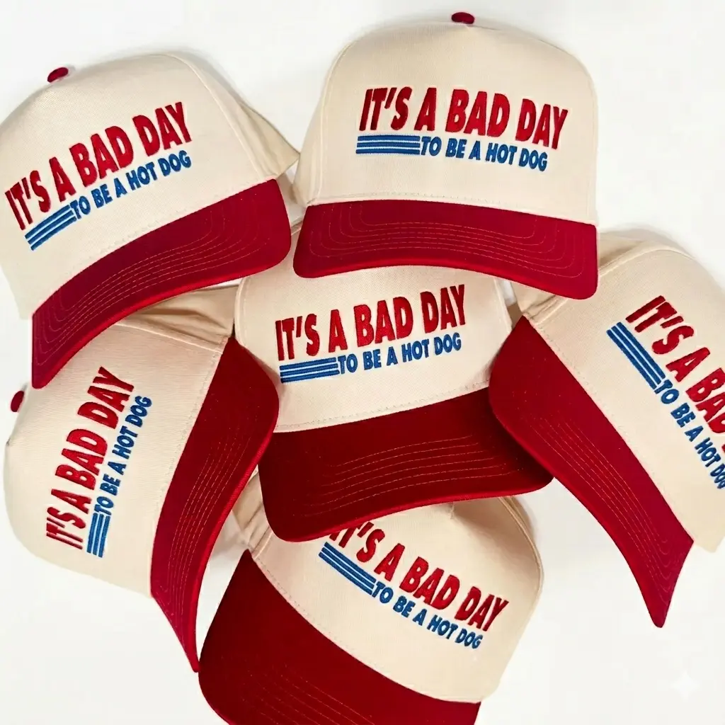 It's A Bad Day To Be A Hot Patriot Costco Embroidered Trucker Hat, 250th USA Anniversary Summer Cap, 250th Birthday Of America Baseball Hat, Summer Hat, Funny Trendy Trucker Snapback Hat Fourth Of July hat, 4th Of July