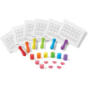 Elkonin Box Magnetic Answer Board Word Mapping Paddles Elkonin Boxes Dry Erase Blending Board Phonemic Awareness Phonics Manipulatives Science of Reading Classroom Materials (Set of 6)