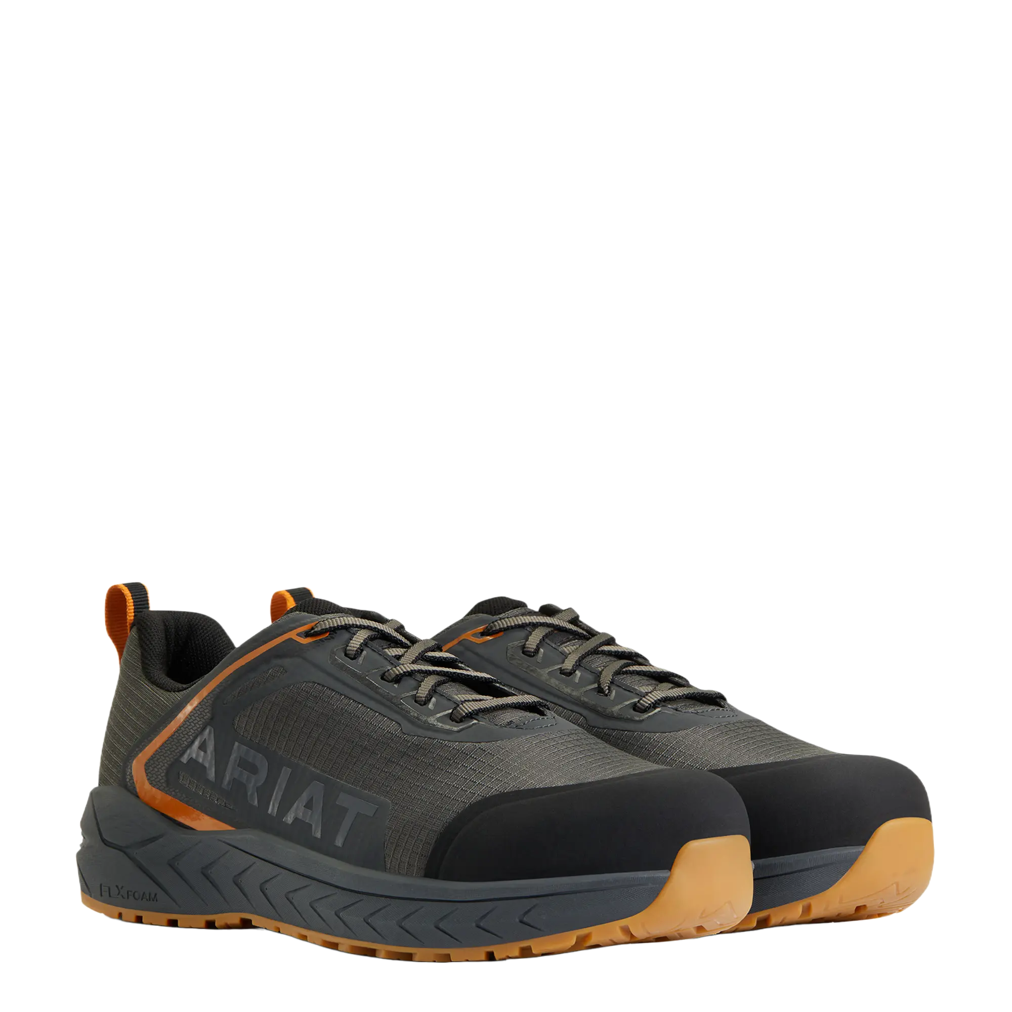 Ariat Men's Outpace Gun Metal Brown Composite Toe sneakerss 10040282