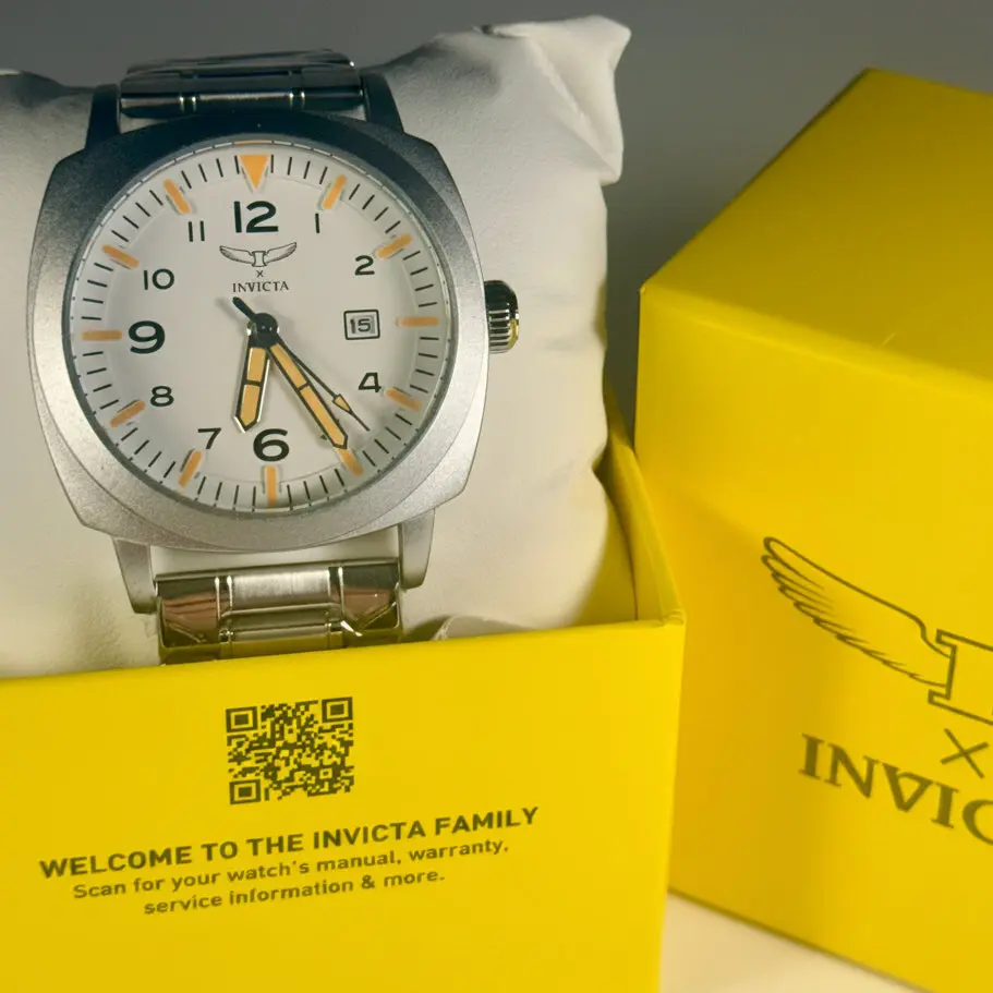 69632 Invicta Mens Specialty Silver Dial 44mm Steel Watch 30m Resistance