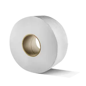 [12 Rolls] 9" 2-Ply Jumbo Tissue Rolls | Dispenser