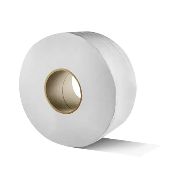 KARAT Jumbo Toilet Tissue Rolls, 12-Pack 9" 2-Ply, Extra Absorbency Eases Bathroom Needs, Designed for Busy Restrooms, Long-Lasting Jumbo Roll Dispenser-Compatible