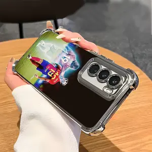 Portrait Football Sports For Samsung Galaxy S24/S23/S22 S24+/S23+/S22+ Ultra FE Plus Mobile Phone Case Anti-drop Protective Case Anti-fouling Anti-fingerprint Durable Anti-drop Fashion Luxury Art White Black Silver