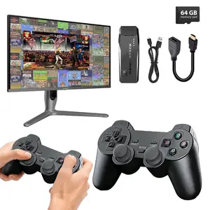 New Upgraded Retro Game Stick with 20,000+ Games & 23 Emulators -  HDMI Output, Plug & Play, Wireless Controller