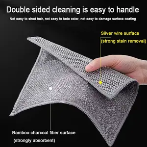 5-Count Double-Sided Cleaning Wipes: Versatile for Dishes, Cookware & More — Durable, Reusable & Simple to Clean (Make Kitchen Chores Way Easier!)