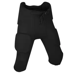 Exxact Sports Adult Padded Football Pants – Integrated Bubble Pro Pads