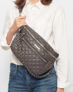 MZ Wallace Crosby Sling Bag - Quilted Design, Adjustable Strap, Versatile Use, Ideal for Everyday Carrying