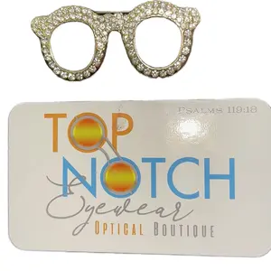 Bling eyeglass pin