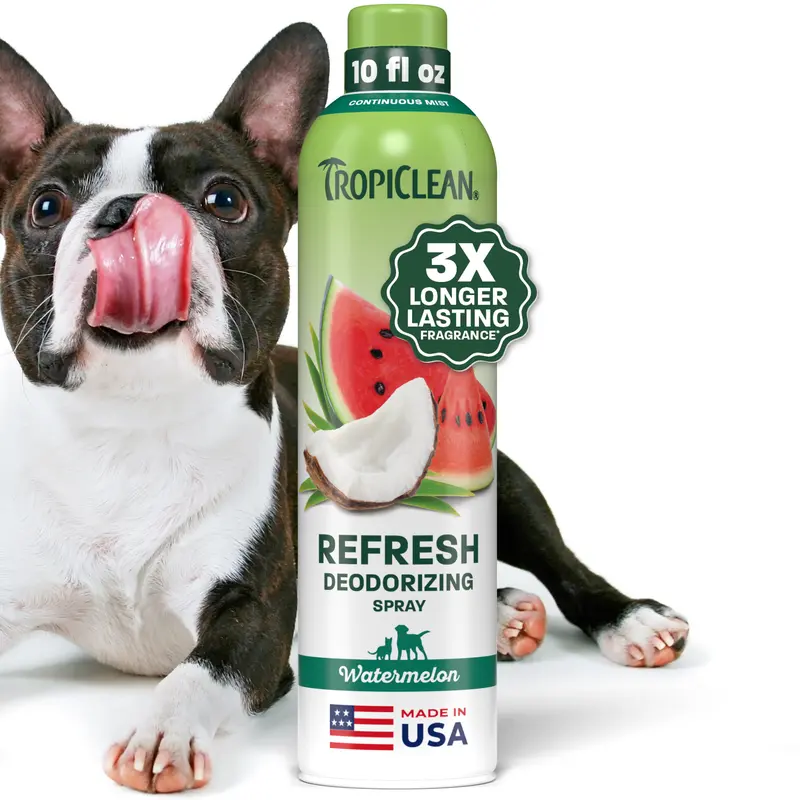 TropiClean Watermelon Deodorizing Pet Spray, 10oz