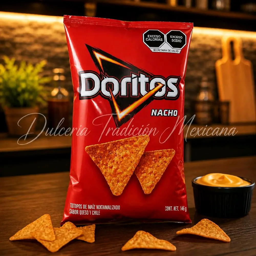 Doritos Nachos Mexican Chips -  Favorite Snack Flavor 146g