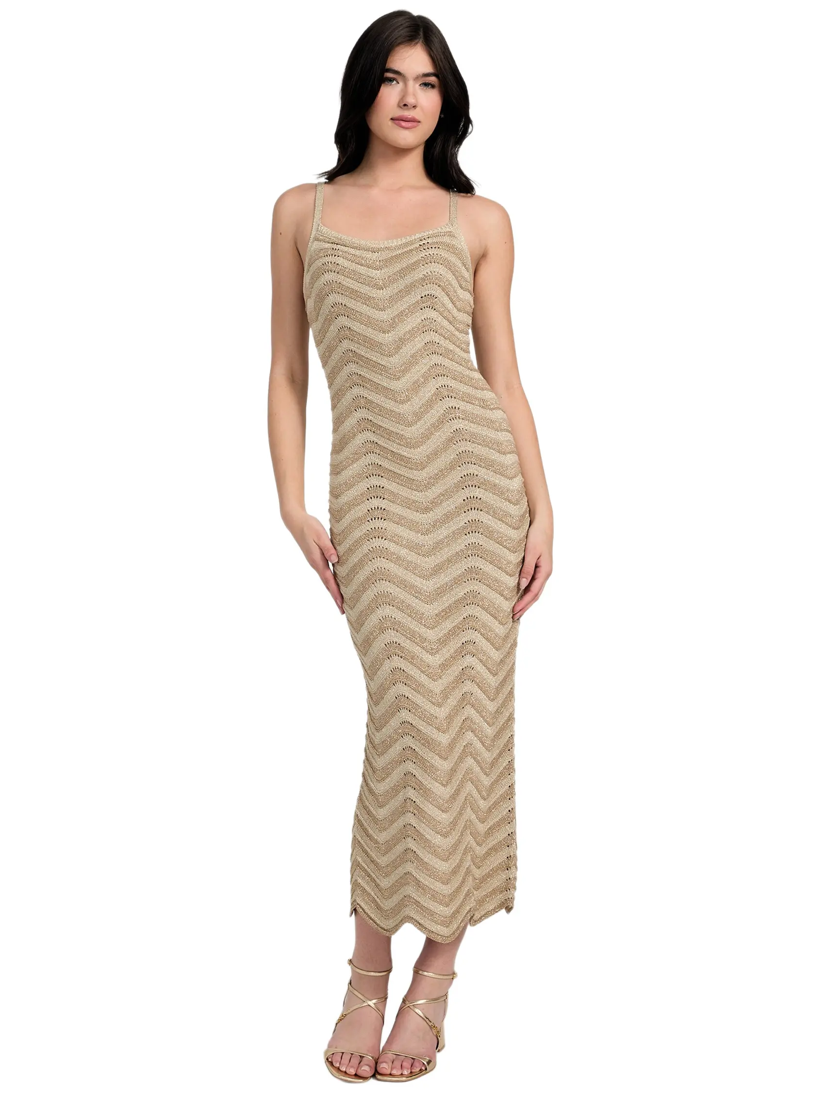 GUESS Female Eco Vera Chevron Dress