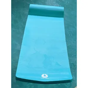PoolTone™ 1.75 inch Soft Pool Float Mat Aqua Blue Floaty foam with vinyl coating