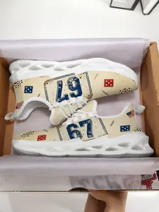 Minimalist & Trendy - Unisex Retro Number Print Casual Sneakers - Skin-Friendly & Breathable, Non-Slip & Wear-Resistant, Versatile for Daily Outings, Campus Wear & Light Sports