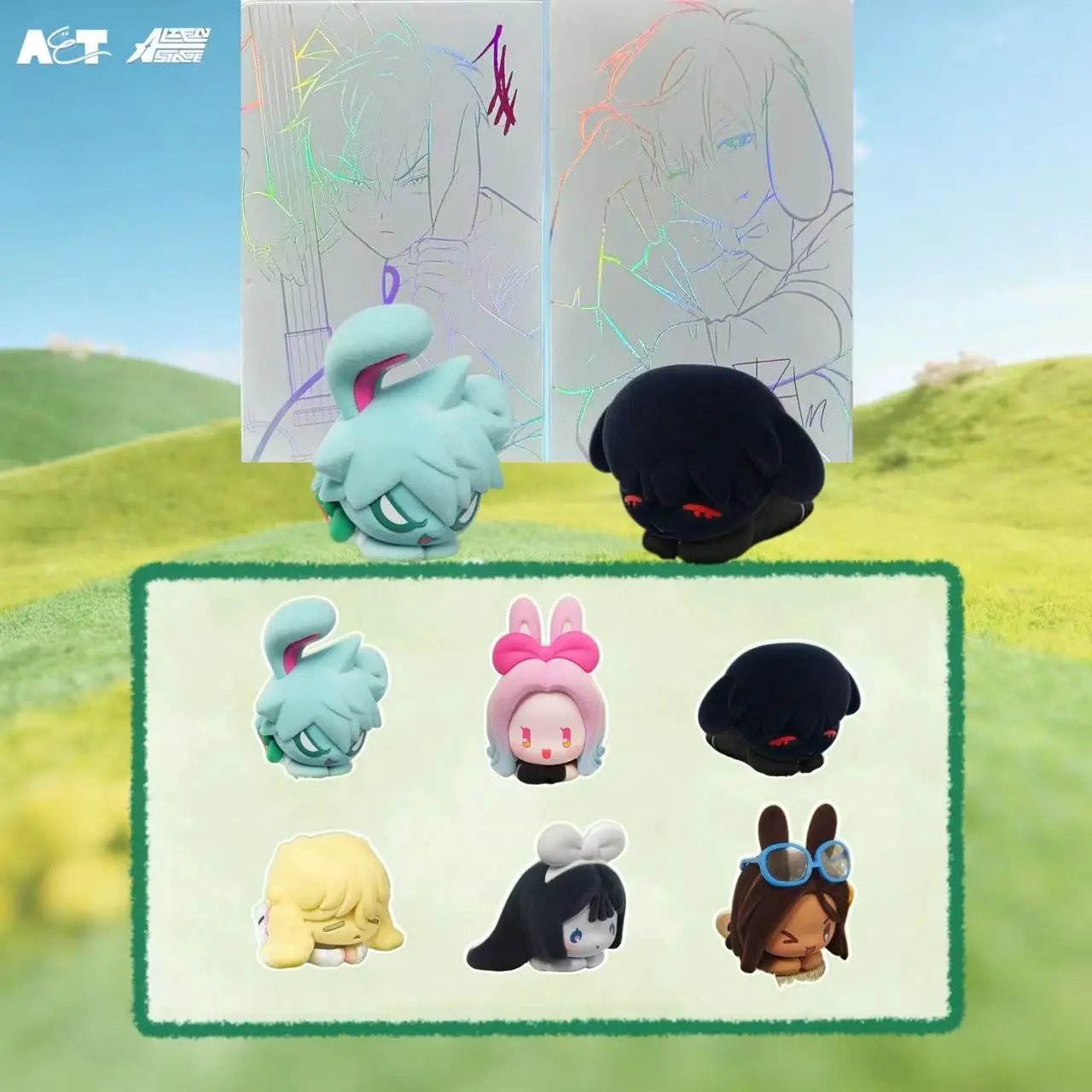 Alien Stage Bunny Plush Collectible Blind Pack - New Series Vinyl Surprise Pack, Cute Fun Collectible, Christmas Edition, Anime Characters, Bunny Form Adds Sweet Playful Charm for Fans