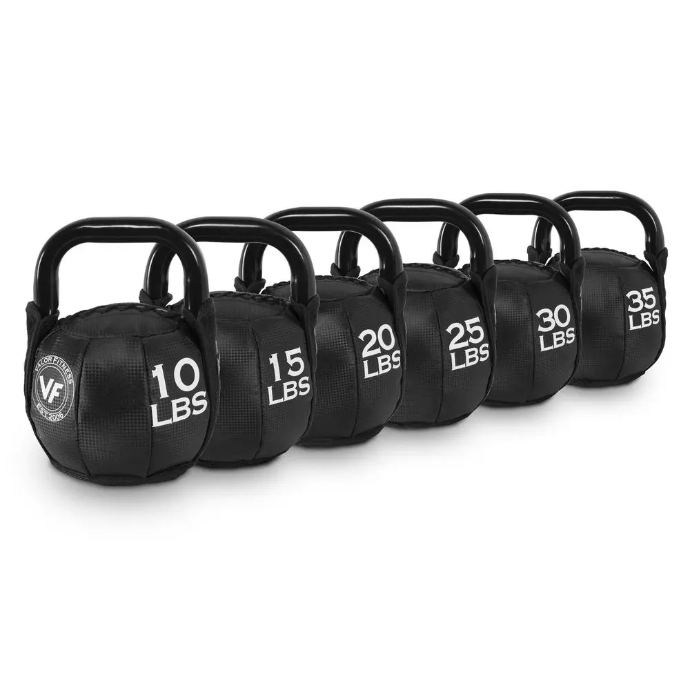 Sand-Filled Soft Kettlebells with Competition Style Handle - Floor-Safe Core Weightlifting Gear for Whole Body Workout, Exercise Equipment for Home Gym (10-35 lbs), Strength Training Equipment, At Home Gym Equipment