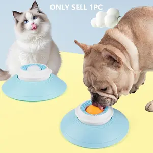 Pet Lick Yogurt Bowl, Slow Feeder for Dogs and Cats, Slower Eating, Interactive Snack Dish, Promotes Oral Health and Intelligence, Durable Plastic Material
