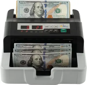 Royal Sovereign USD High Speed Bill Counter with UV/MG Counterfeit Detection, High Volume Money Counter, Add and Batch Mode (RBC-100N)