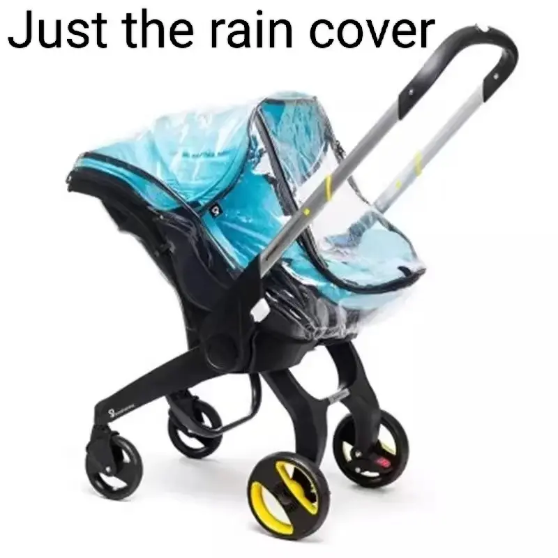 Doona Baby Stroller Travel Rain Cover, Special Accessories Basket, Safety Seat, Universal Fabric Cover, Stroller Rain Cover, Essential Infant Gear, Traveling Stroller Gear, Stroller Cover For Rain