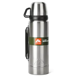 Ozark Trail 1.1-Liter Thermal Water Bottle – Insulated Stainless Steel for Long-Lasting Temperature Control