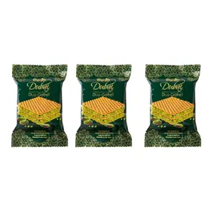 Beyoglu Dubai Chocolate Pistachio Wafer – Kunafa & Pistachio Filled Chocolate Wafer Bar, Authentic Middle Eastern Dessert, Individually Wrapped (Pack of 3)