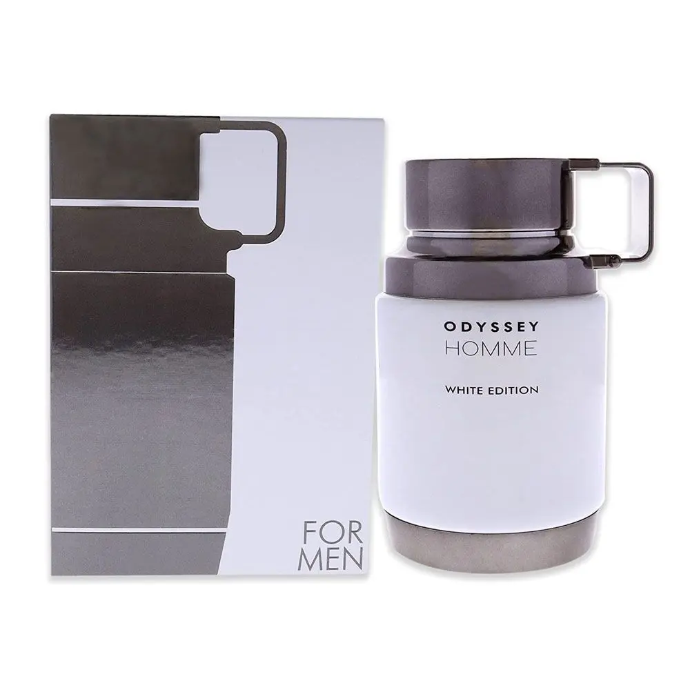 Armaf Men's Odyssey Homme White Edition Aromatic EDP Perfume Spray, 3.4 oz, Aromatic Fragrance, Fragrance Parfum Perfume