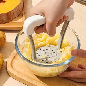 Strong Plastic Handmade Potato Grater, Easy-To-Use Handle for Sweet Potatoes, Essential Kitchen Tool, Efficient Grinding, All Seasons