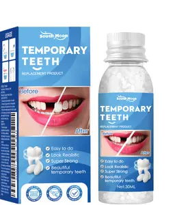 Solid Dental Glue – Temporary Tooth Filling Repair Kit | Fills Holes, Cracks & Gaps | DIY Dental Restoration for Missing or Broken Teeth | Prosthetic Tooth Repair Adhesive mouldable Dentures Moldable Pellets Cavities fangs teeth whitening
