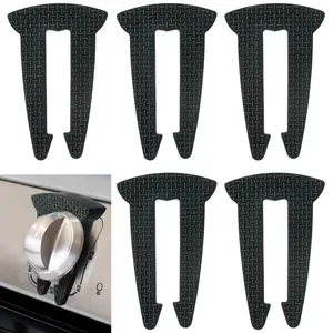 5 Pack Gas Stove Knob Locks, Durable Knob Safety Covers, Oven Knob Protectors Prevent Accidental Touch, Black USA