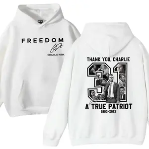 Freedom Charlie Kirk Singnature Hoodie, Thank you Chalie Voice of a Generation Hoodie, Gift For Him, Gift For Her