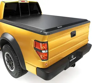 YITAMOTOR 6.75ft Soft Roll Up Truck Bed Tonneau Cover Compatible with 1999-2016 Ford F-250 F-350 F250 F350 Super Duty, Styleside 6.75 ft Bed