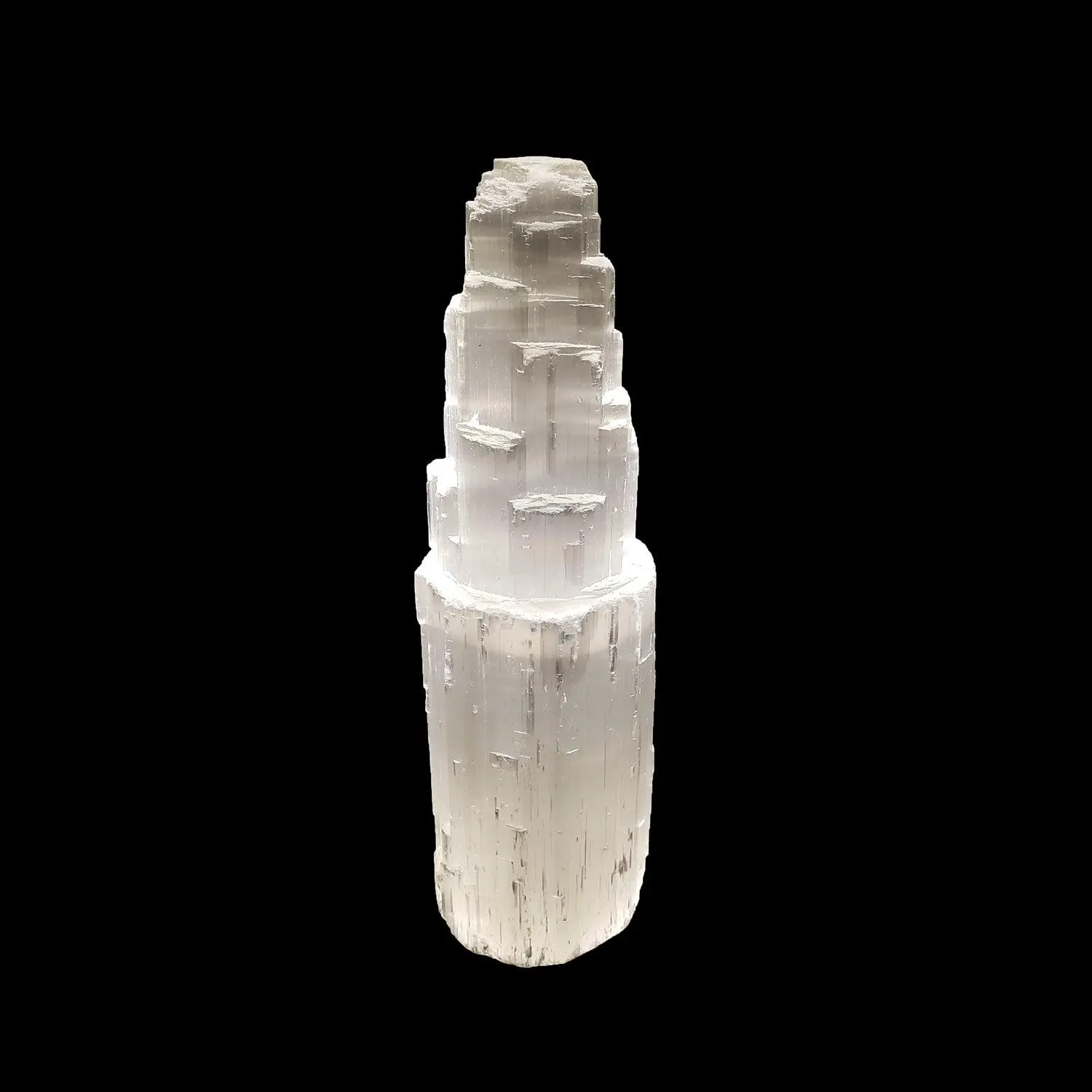 Large Selenite Tower Lamp