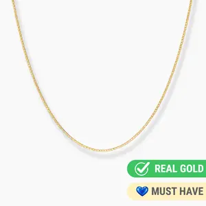 14K YELLOW GOLD BOX CHAIN