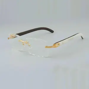 White Buffs Clear Diamond Cut