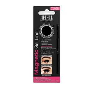 Ardell Magnetic Waterproof Gel Eyeliner - Cosmetic Longwear Eye Liner, Beginner-Friendly Single Item Liquid Eyeliner for Beauty & Personal Care Makeup