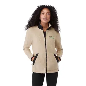 Elevate TM98143 Women’s KAHUZI Eco Full Zip Sherpa Fleece Jacket