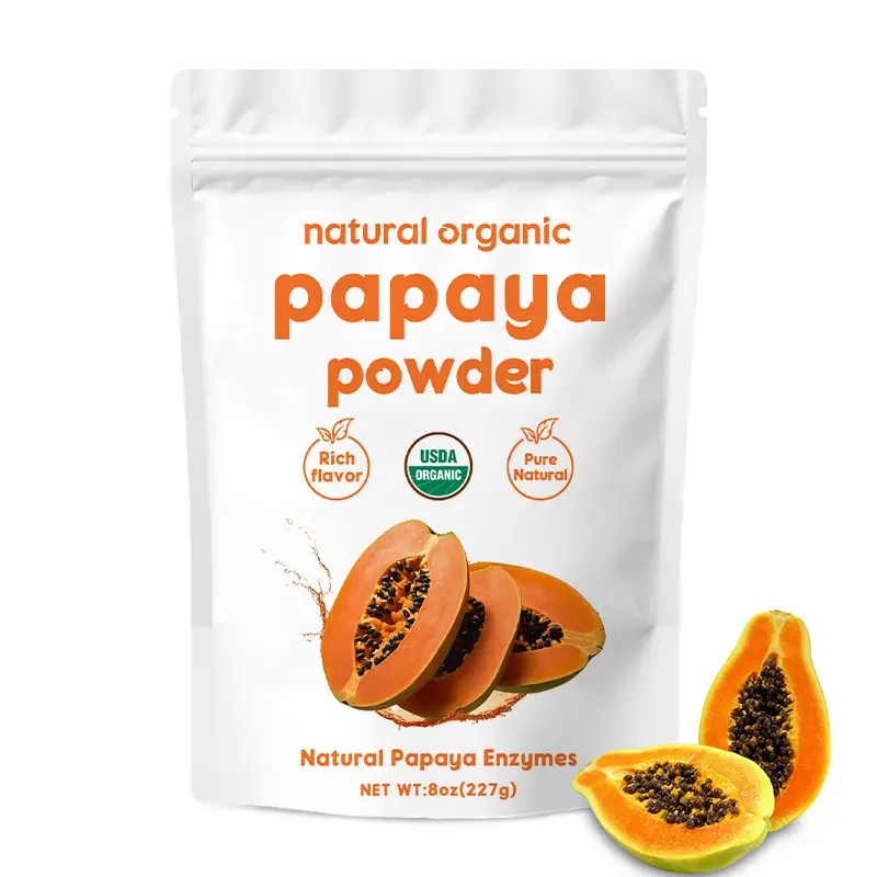 WACACEE Organic Guava Powder – Fresh Fruit Low-Temperature Extraction Instant Fruit Powder Rich in Vitamins A & C No Additives Ready-to-Drink Fruit & Vegetable Mix Versatile Fruit Powder for Baking Desserts
