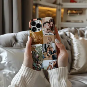 Personalized Custom Picture Collage Phone Case, Photo Collage Iphone 17, 16, 15, 14, 13, Personalized Gift For Couples, With Magsafe