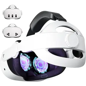 SQ-PNC001 Head Strap for Meta Oculus Quest 3S/ Quest 3, Pressure-Free Elite Strap Accessories Replacement, Adjustable Headband Soft Cushion VR Headset Enhanced Comfort & Balanced Fit for Longer Immersion