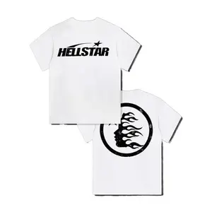 [🌟Sale Up To 50%] Hell Star Officially Authorized Graphic T-Shirt – 100% Cotton Double-Sided Print Crewneck Tee, Casual Streetwear Short Sleeve Top, Trendy Urban Outfit, Spring & Summer Daily Wear for Men & Women, Oversized Y2K Style Tee