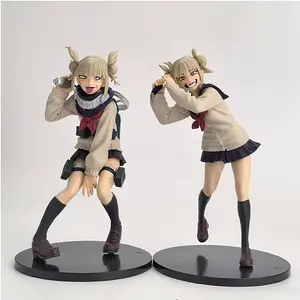 MHA Anime Toga Himiko Figurine Standing Action Figure Collection Anime Doll Toys PVC Model Boy Girl Fans Gift 15cm