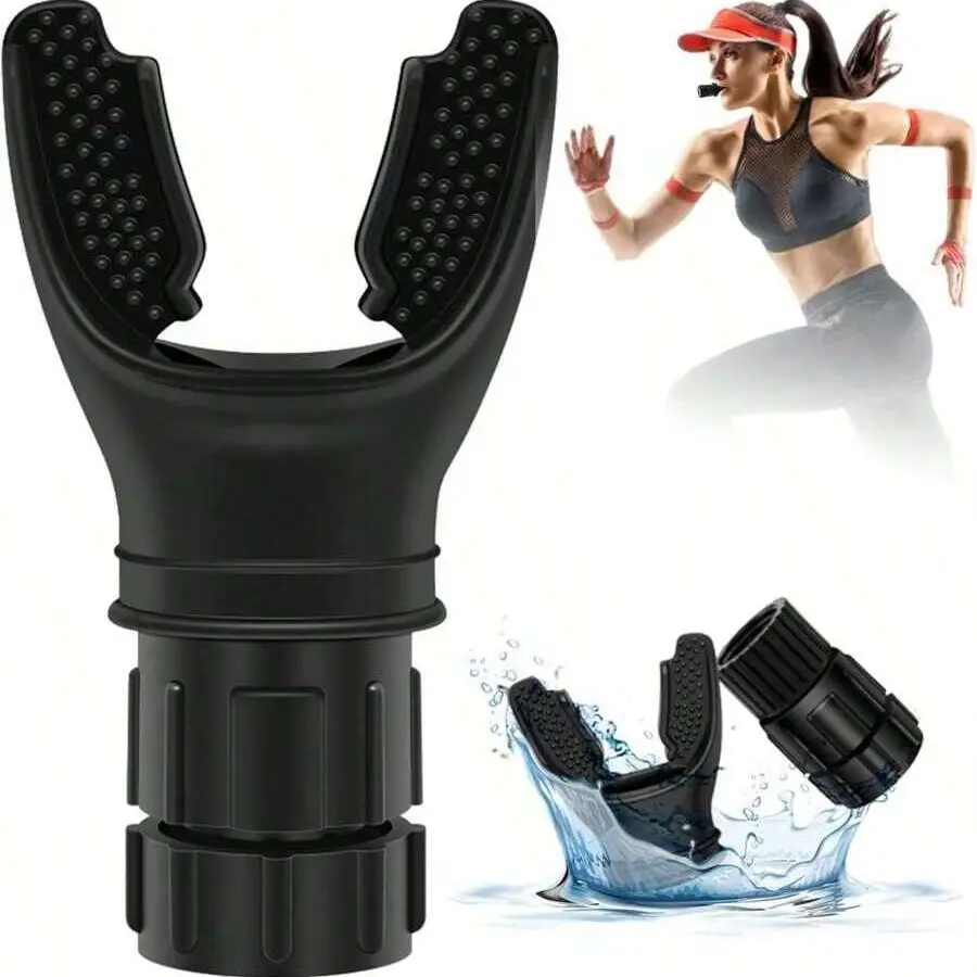 Portable Adjustable Resistance Lung Exerciser, Breath Training Device for Enhanced Respiratory Health, Ideal for Home & Office Use, Home Workout, Exercise Equipment, Exercise Gear, Training Tool