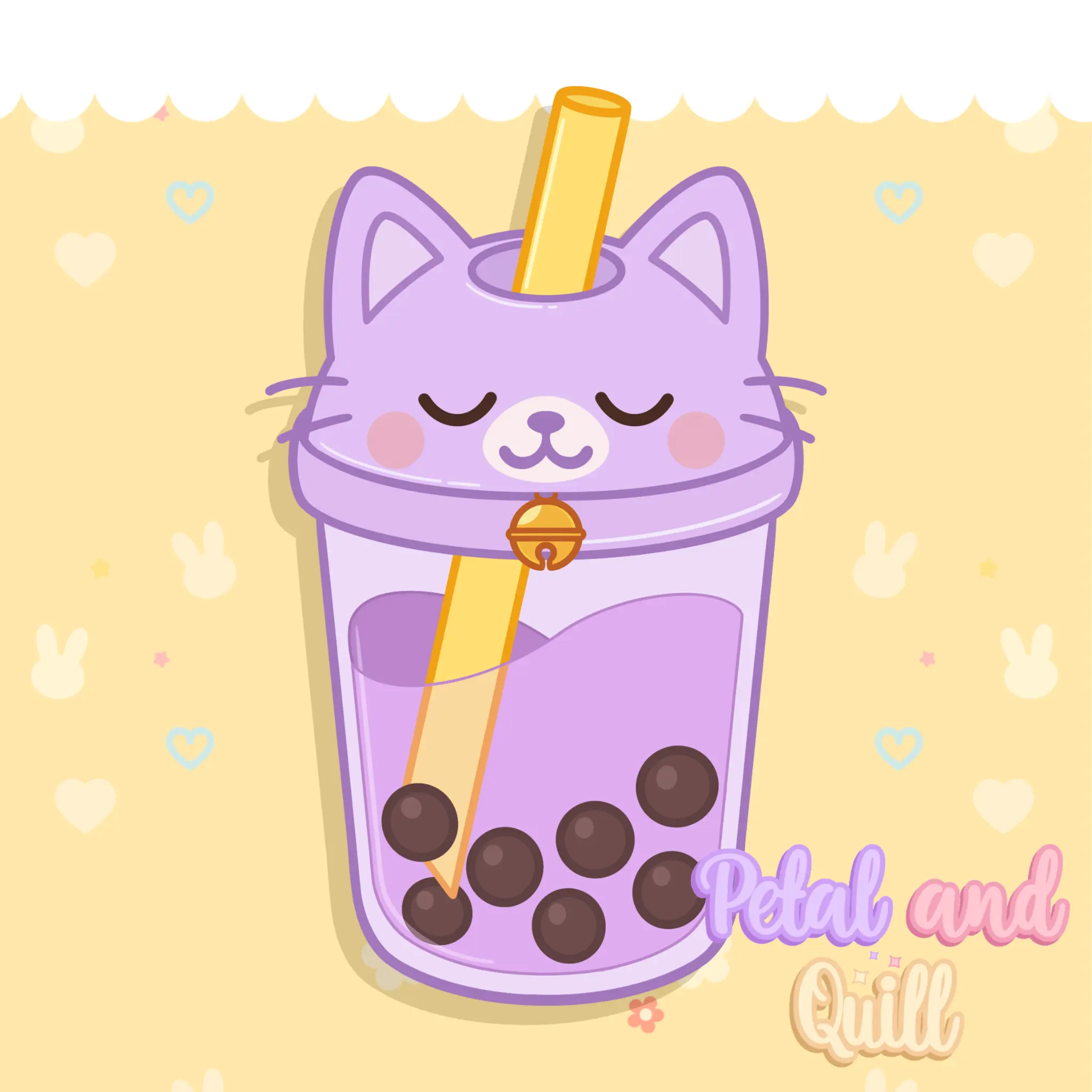 Cat Boba Sticker Cat Boba Sticker