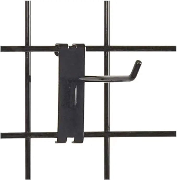 Only Hangers Gridwall Hooks 4" Length Gridwall Peg Hooks (Pack of 25) (4 Inch)