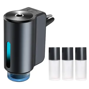 Car Air Freshener Diffuser, Smart Car Air Freshener, Car Diffuser Air Freshener with Three Adjustable Modes, Aromatizante Para Carro with 3pcs Essential Oil, Car Fresheners Long Lasting, Car Accessories, Car Fragrance Set, Car Aromatherapy