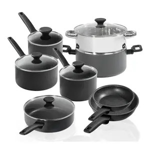 Granitestone Pro Premiere 13-Piece Hard Anodize d Cookware Set