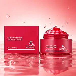 TXA Niacinamide Capsule Cream 55g – Brightening Face Cream with Niacinamide, Daily Hydrating Moisturizer for Glowing Skin