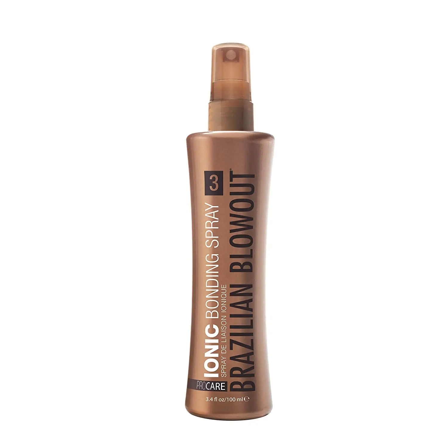 Brazilian Blowout Ionic Bonding Hair Spray - Smoothing, Glycolic, Lactic Acid Infused, Anti-Frizz Mousse & Gel, Humidity Blocker