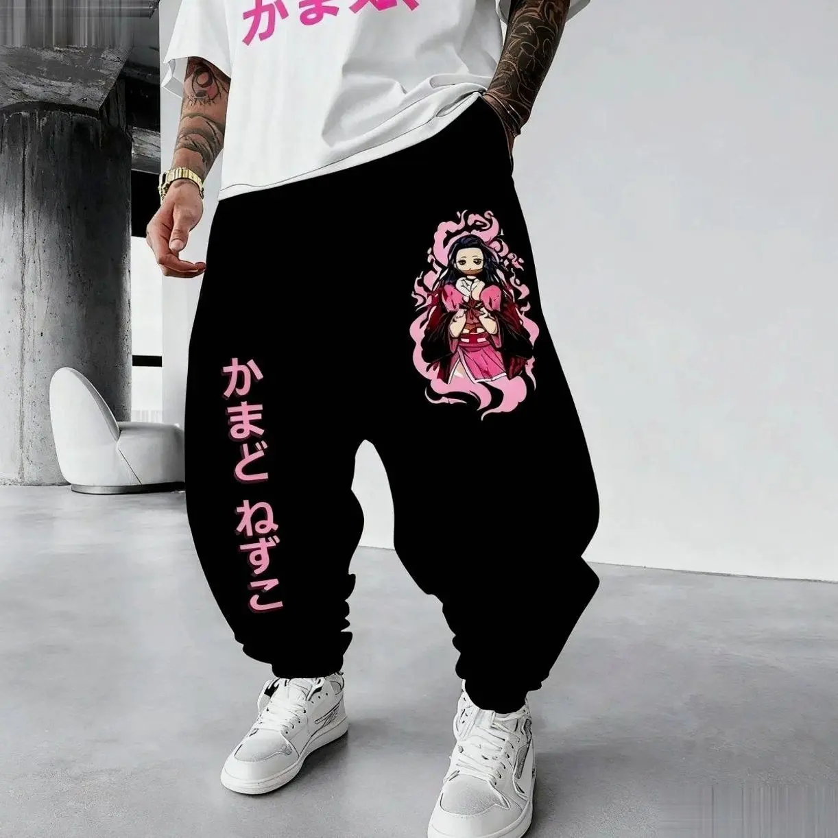 Unisex Anime Demon Slayer Streetwear Loose Men Women Pants Hip Hop Casual Trousers Joggers Sweatpants New Summer Autumn Fashion tokyo ghoul sweatpants 7KZ 7DJ