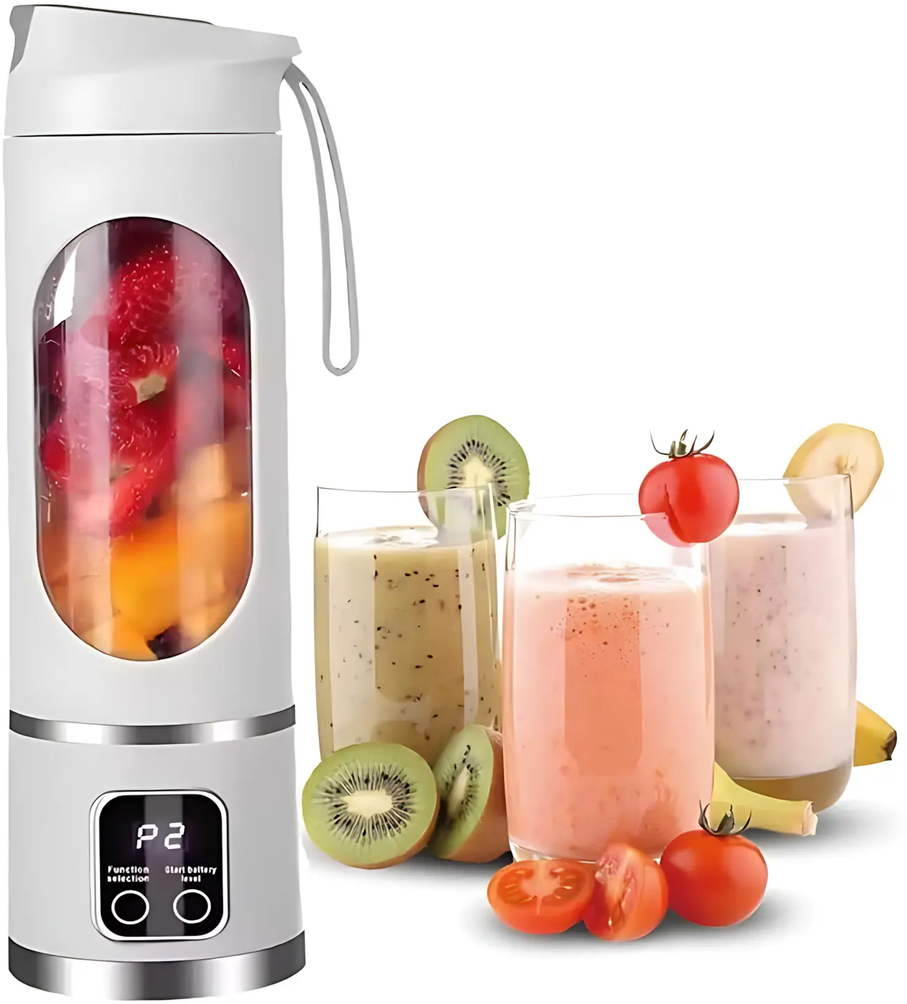 Portable Digital Multimode Juicer Blender – with Smart LED Display, Diet-Friendly and Leak-Proof Design, Ideal for Smoothies, Juices, Shakes & Healthy Lifestyle second cup juicer ultimate digital juicer blender portable multimode juicer blender tiktokshop