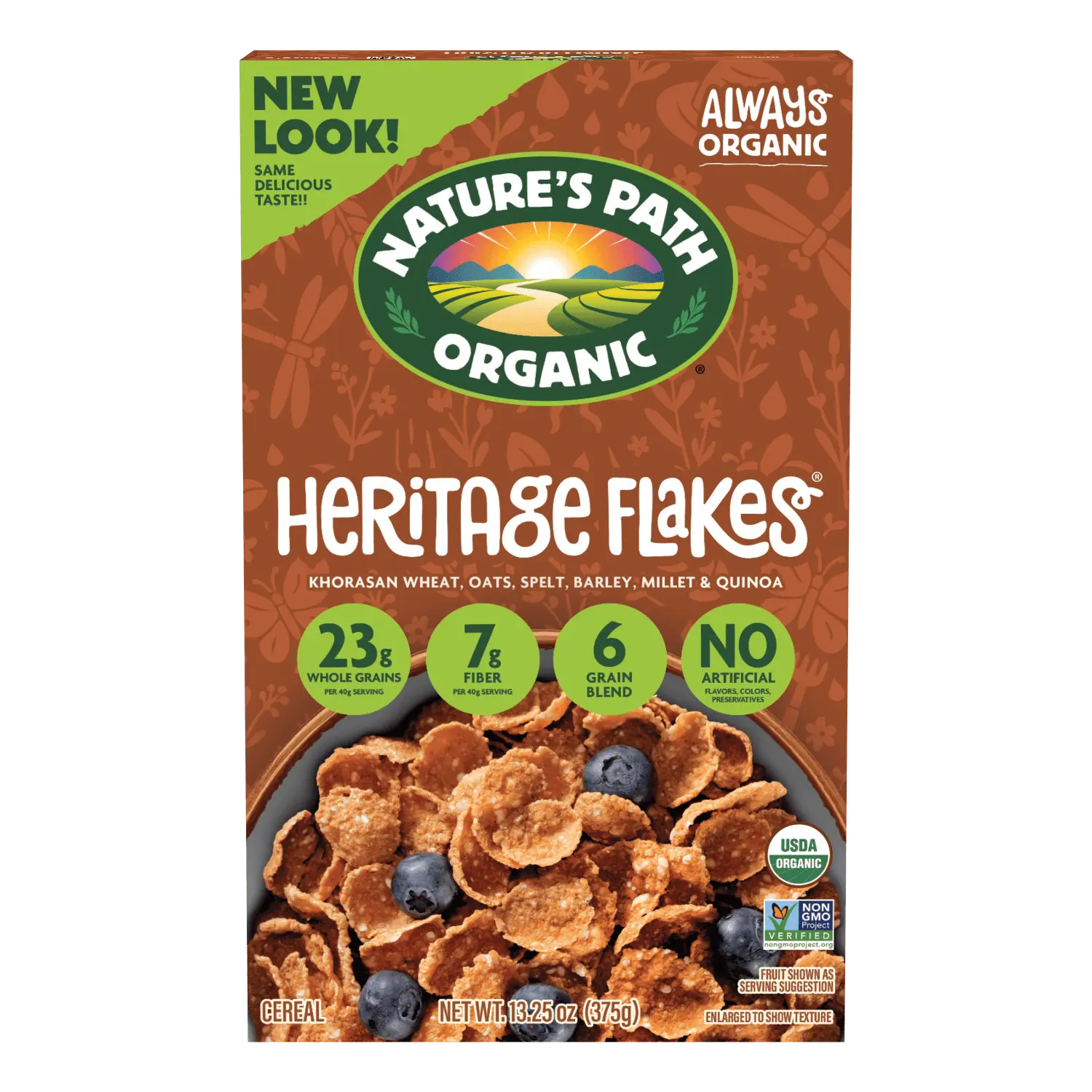 Nature's Path Organic Heritage Flakes® Cereal Nature's Path Organic Heritage Flakes® Cereal